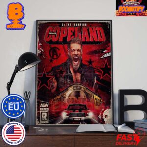 AEW Dynamite The Rated R Superstar Adam Copeland Is The New 2x TNT Champion Home Decor Poster Canvas