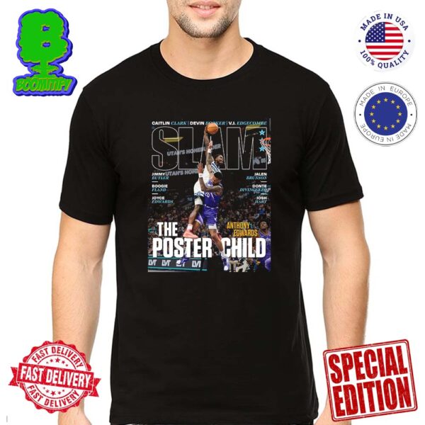 Anthony Edwards Cover Iconic Dunk Immortalized On The Cover Of SLAM 249 Premium T-Shirt