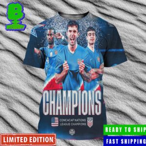 Back To Back USMNT Concacaf Nations League Final 2024 Champions All Over Print Shirt