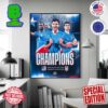 Congratulations USMNT Concacaf Nations League Final 2024 Champions Home Decor Poster Canvas