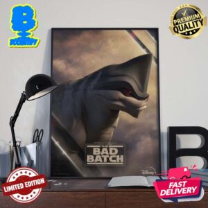 Batcher On New Character Poster For The Bad Batch Season 3 Wall Decor Poster Canvas