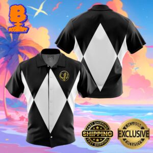 Black Ranger Mighty Morphin Power Rangers Funny Summer Collections Hawaiian Shirt For Men And Women