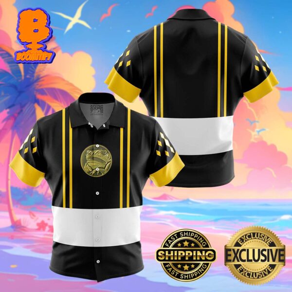 Black Ranger Ninjetti Mighty Morphin Power Rangers Funny Summer Collections Hawaiian Shirt For Men And Women