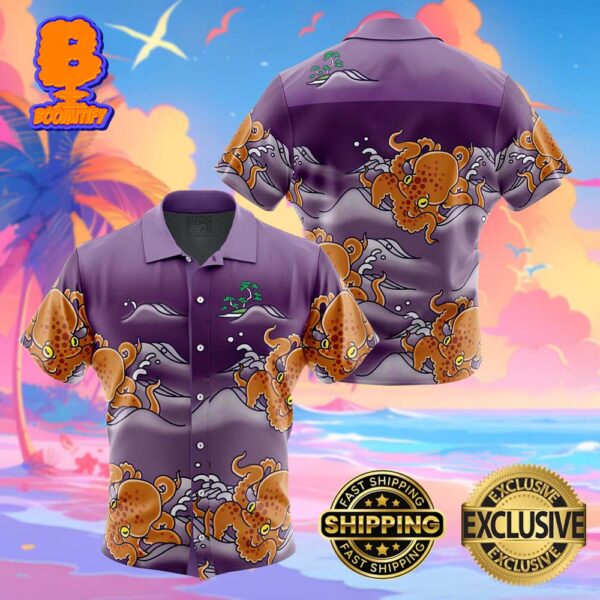 Chili Octo Aloha Splatoon Funny Summer Collections Hawaiian Shirt For Men And Women