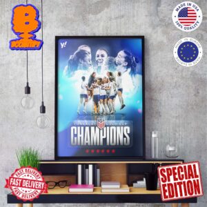 Congratulations US Women’s National Team Are Champions Of The Inaugural Concacaf W Gold Cup Wall Decor Poster Canvas