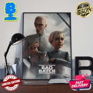 Crosshair And Omega Feature Character Posters For The Bad Batch Season 3 Home Decos Poster Canvas