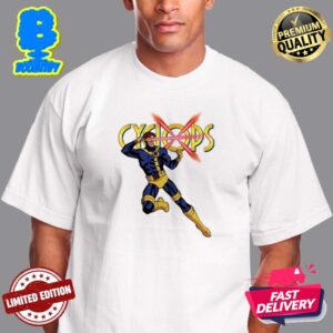 Cyclops Scott Summers X Men 97 Team Promotional Art Vintage T Shirt