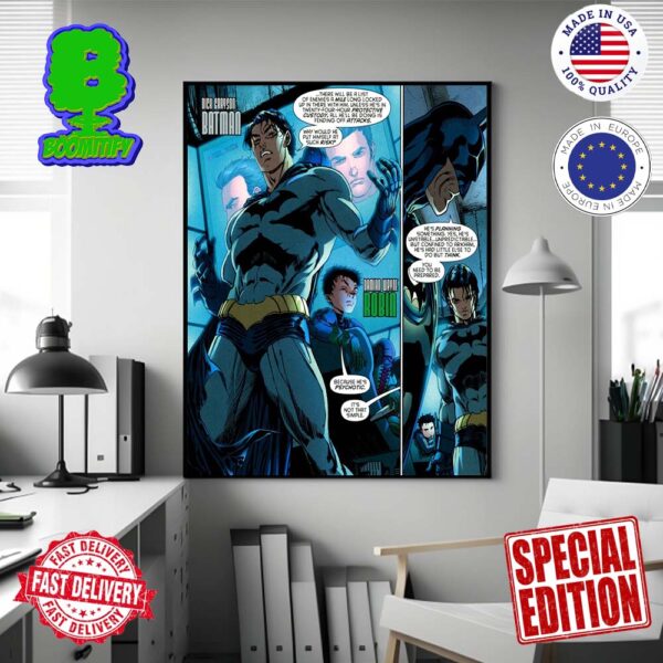 Dick Grayson Earth-0 Home Decor Poster Canvas