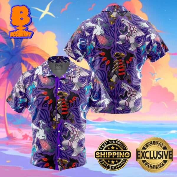 Dragon Type Pokemon Pokemon Funny Summer Collections Hawaiian Shirt For Men And Women