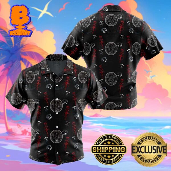 Edward Elric V1 Full Metal Alchemist Funny Summer Collections Hawaiian Shirt For Men And Women