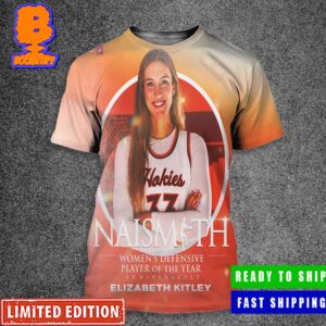 Elizabeth Kitley Is A Naismith Womens Defensive Player Of The Year Semifinalist Virginia Tech Hokies Women’s Basketball All Over Print Shirt