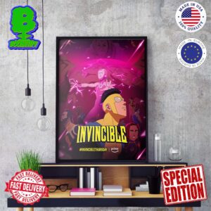 Exclusive Poster For Episode 5 Of Invincible Season 2 Wall Decor Poster Canvas