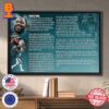 The Letter From Jeffrey Lurie Philadelphia Eagles Chairman And CEO  To Fletcher Cox For His Announces Retirement Wall Decor Poster Canvas