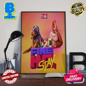 Flo Milli Announces New Album Fine Ho Stay Dropping March 15th Wall Decor Poster Canvas