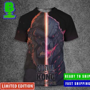 Former Enemies Now Untied Godzilla x Kong The New Empire All Over Print Shirt