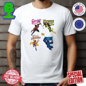 Gambit Remy LeBeau Rogue Anna Marie Jubile Jubilation Lee Beast Hank X Men 97 Team Promotional Art Classic T-Shirt