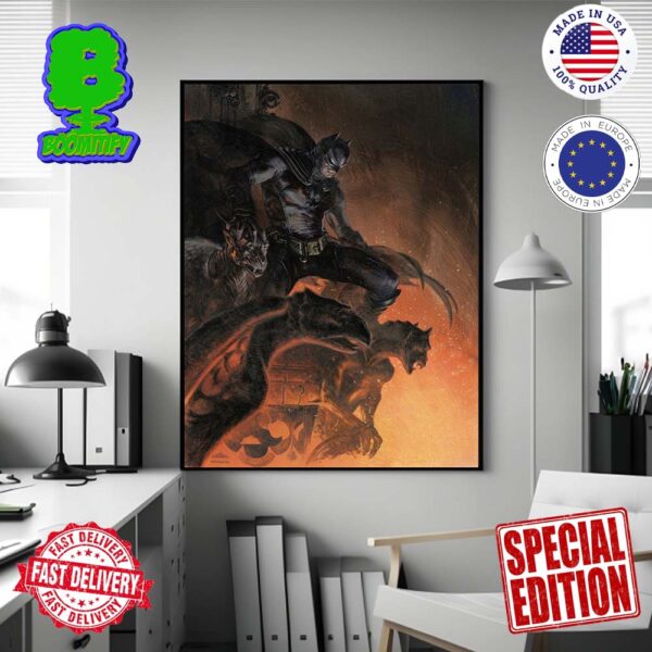 Gargoyle Of Gotham Batman Earth-46 Home Decor Poster Canvas