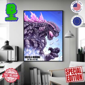 Godzilla X Kong The New Empire New Gift For Fan Home Decor Poster Canvas