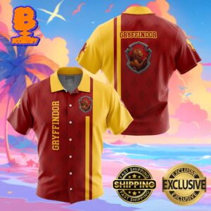 Gryffindor Harry Potter Funny Summer Collections Hawaiian Shirt For Men And Women