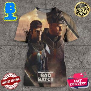 Hunter And Wrecker In new Character Posters For The Bad Batch Season 3 All Over Print Shirt