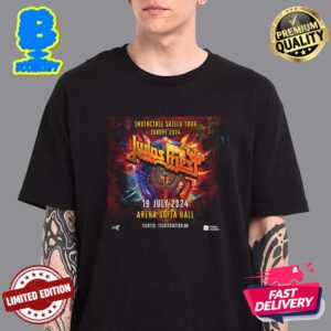Invincible Shield Tour Europe 2024 Judas Priest 19 July 2024. Arena Sofia Hall Vintage T Shirt