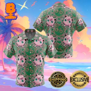 Jigglypuff Pokemon Funny Summer Collections Hawaiian Shirt For Men And Women