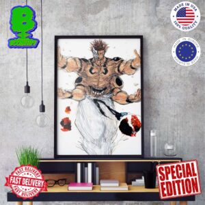 Jujutsu Kaisen Sukuna Final Form Art Wall Decor Poster Canvas