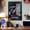 George Kittle San Francisco 49ers NFL Netflix Sports Docuseries Receiver Poster Canvas For Home Decor