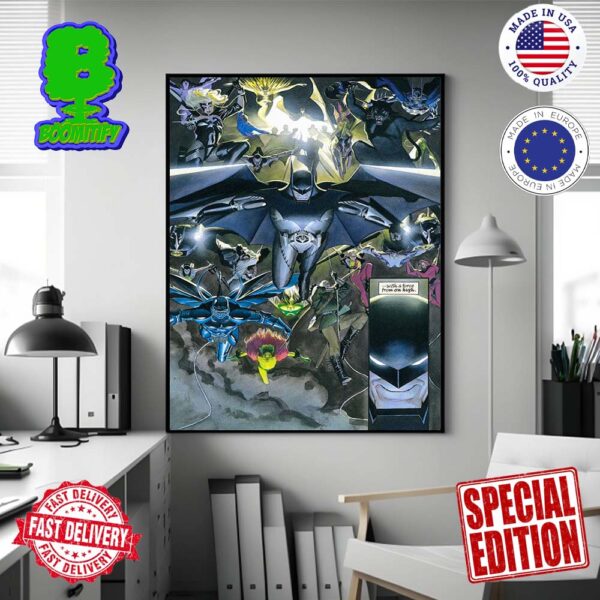 Kingdom Come Batman Earth-22 Home Decor Poster Canvas