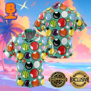 Koro-Sensei Expressions Assassination Classroom Funny Summer Collections Hawaiian Shirt For Men And Women