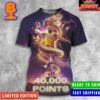 Lakers Empire 40K Points For LeBron James Dragon King The First Member Of 40K Club All Over Print Shirt