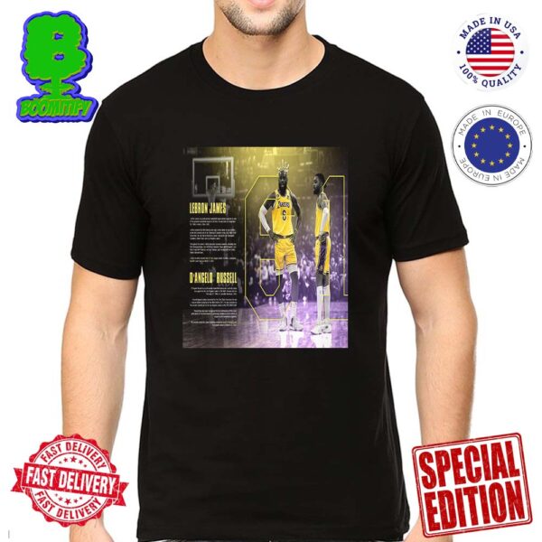 LeBron James And D’Angelo Russell Archive Records 2024 Made This For The Goats Unisex T-Shirt