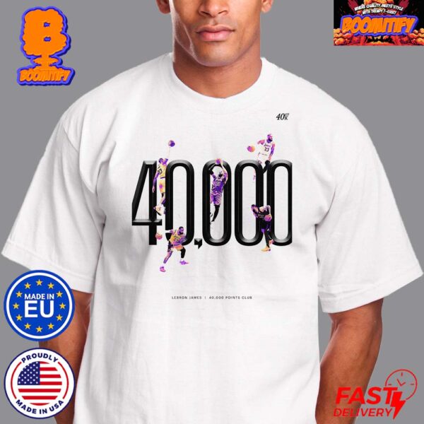 LeBron James Founding Member Of The 40K Points Club Unisex T-Shirt