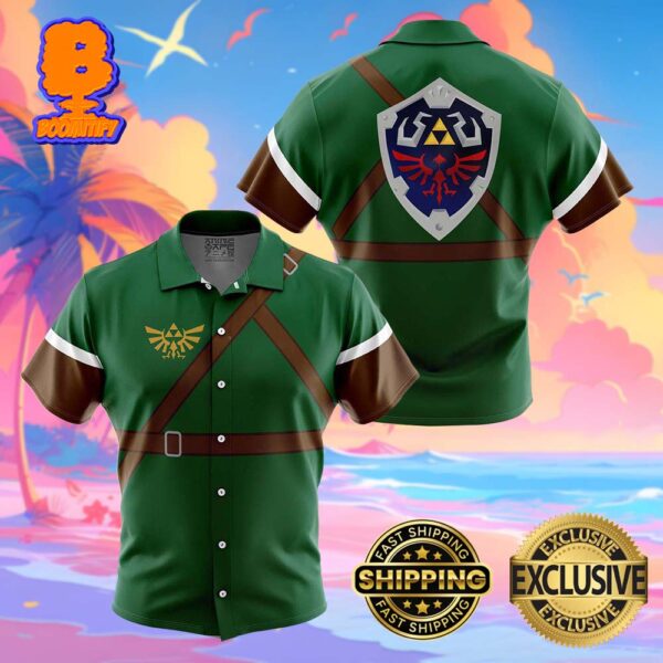 Link Legend Of Zelda Funny Summer Collections Hawaiian Shirt For Men And Women