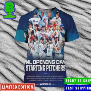 MLB 2024 Nl Opening Day Starting Pitchers All Over Print Shirt