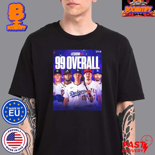 MLB The Show 24 99 Overall Rating Players Classic T-Shirt