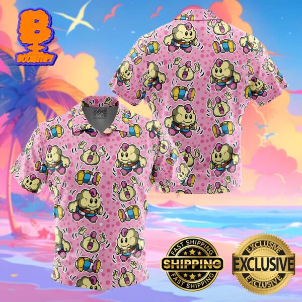 Mallow Super Mario Bros Funny Summer Collections Hawaiian Shirt For Men And Women