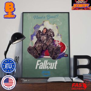 Maximus Need A Boost New Poster For The Fallout Series Premieres April 12 On Prime Video Home Decor Poster Canvas