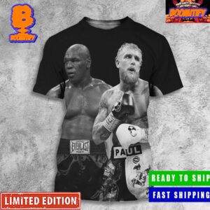 Mike Tyson And Jake Paul Are Set To Face Off In The Boxing Ring On July 20 At AT And T Stadium Netflix Live Event Stream Vintage All Over Print Shirt