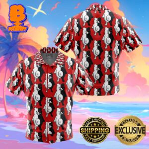 Monokuma Danganronpa Funny Summer Collections Hawaiian Shirt For Men And Women