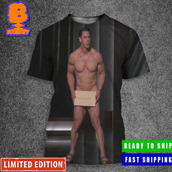 Naked John Cena Oscar All Over Print Shirt