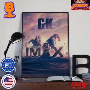 New Poster For Godzilla x Kong The New Empire Filmed For Imax Home Decor Poster Canvas