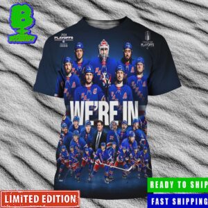New York Rangers Become 1st NHL Team To Clinch 2024 Playoff Berth All Over Print Shirt