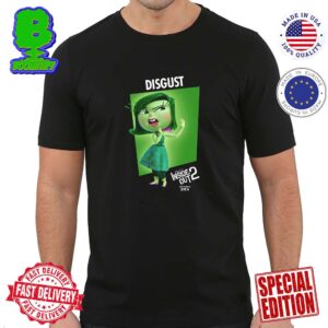 Official First Individual Poster Character Disgust For Inside Out 2 Releasing In Theaters On June 14 Unisex T-Shirt