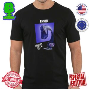 Official First Individual Poster Character Ennui It Means The Boredom For Inside Out 2 Releasing In Theaters On June 14 Unisex T-Shirt