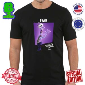 Official First Individual Poster Character Fear For Inside Out 2 Releasing In Theaters On June 14 Unisex T-Shirt