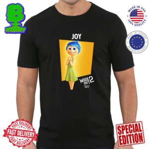 Official First Individual Poster Character Joy For Inside Out 2 Releasing In Theaters On June 14 Premium T-Shirt