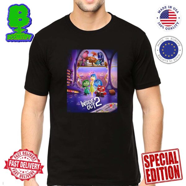 Official New Poster For Pixar’s Inside Out 2 Releasing In Theaters In June 14 Unisex T-Shirt