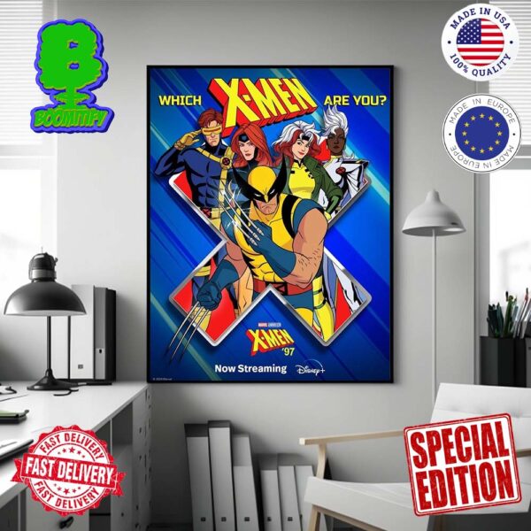 Official New Poster For X-Men 97 Wall Decor Poster Canvas