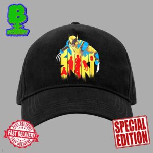 Official New Promotional Art For Deapool & Wolverine Babypool Kidpool And Headpool Classic Cap Snapback Hat